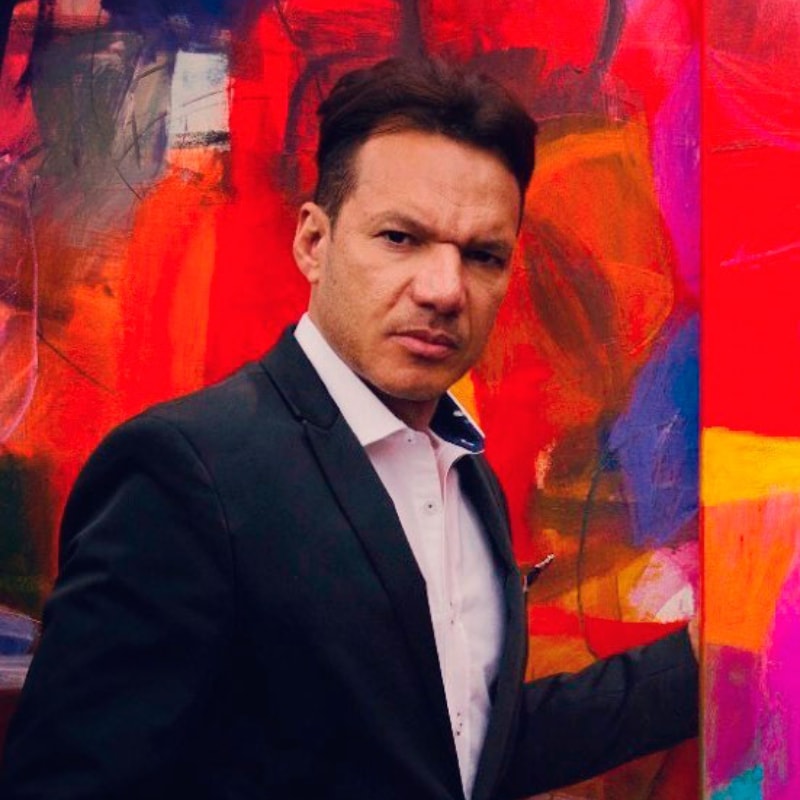 Douglas Mendoza, artista de arte contemporáneo en Elevation Gallery