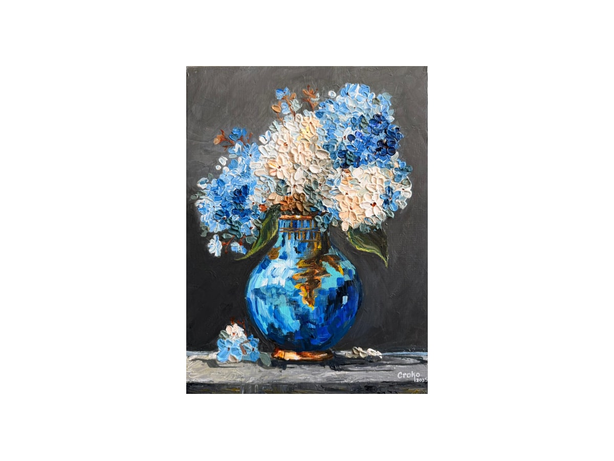 En Azul de Croko — obra de arte original