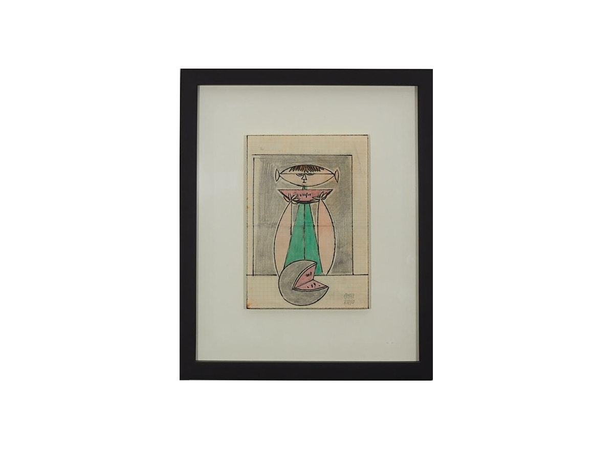 Boceto 2 de Omar Rayo, obra de arte original